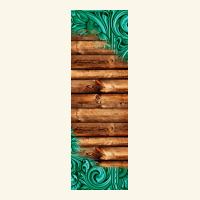 Western Tooled Leather Sunflower Turquoise Gemstone Pen Wrap 1 Premium Hoodie | Teevron