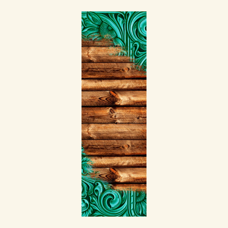 Western Tooled Leather Sunflower Turquoise Gemstone Pen Wrap 1 Premium Hoodie by Jasminsmagicworld | Teevron
