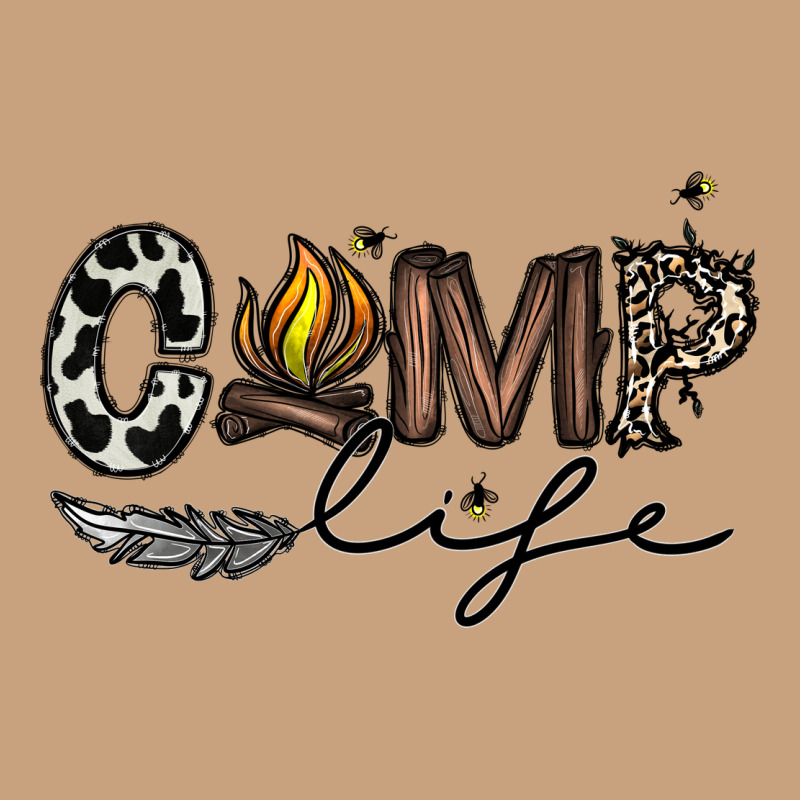 Camp Life Vintage Tee by CowhideDigitalArt | Teevron
