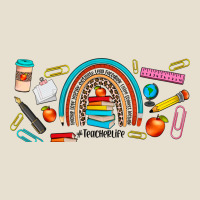 Teacher Life Rainbow Frosted Urban Heavy Tee | Teevron