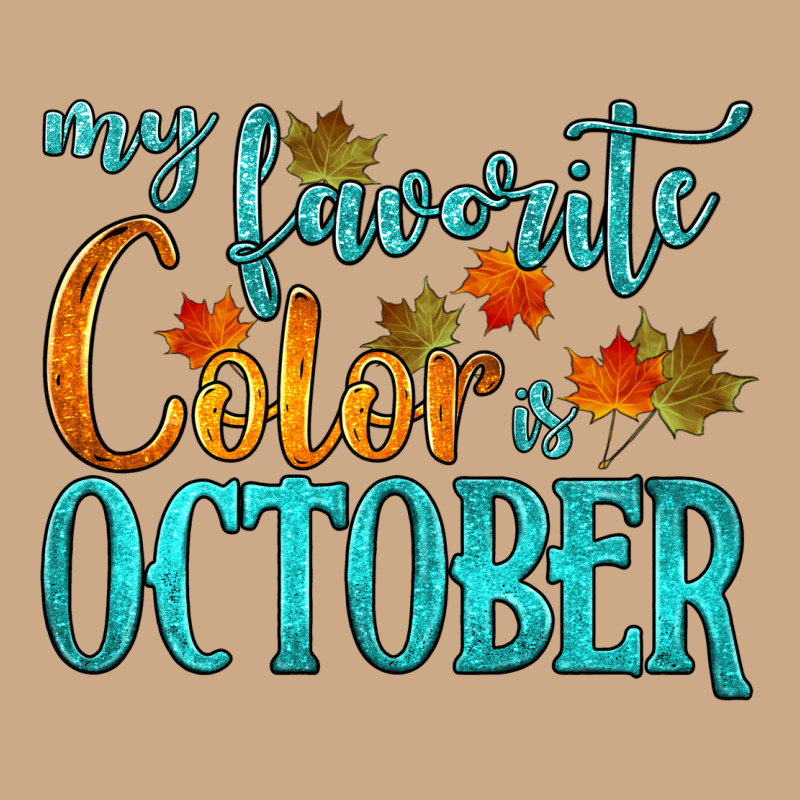 My Favorite Color Is October Vintage Hoodie by HRA Design Shop | Teevron