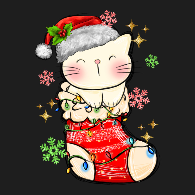 Christmas Cat In Heavyweight Hoodie by MaliasSmallBusiness | Teevron