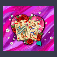 Valentines Day Playing Cards And Pearl Watercolor Long Sleeve Tee | Teevron
