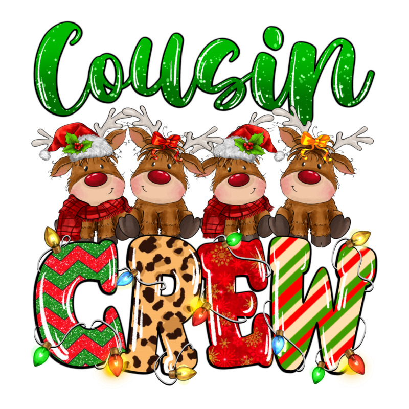 Cousin Crew Christmas Deer Premium Tee by MaliasSmallBusiness | Teevron