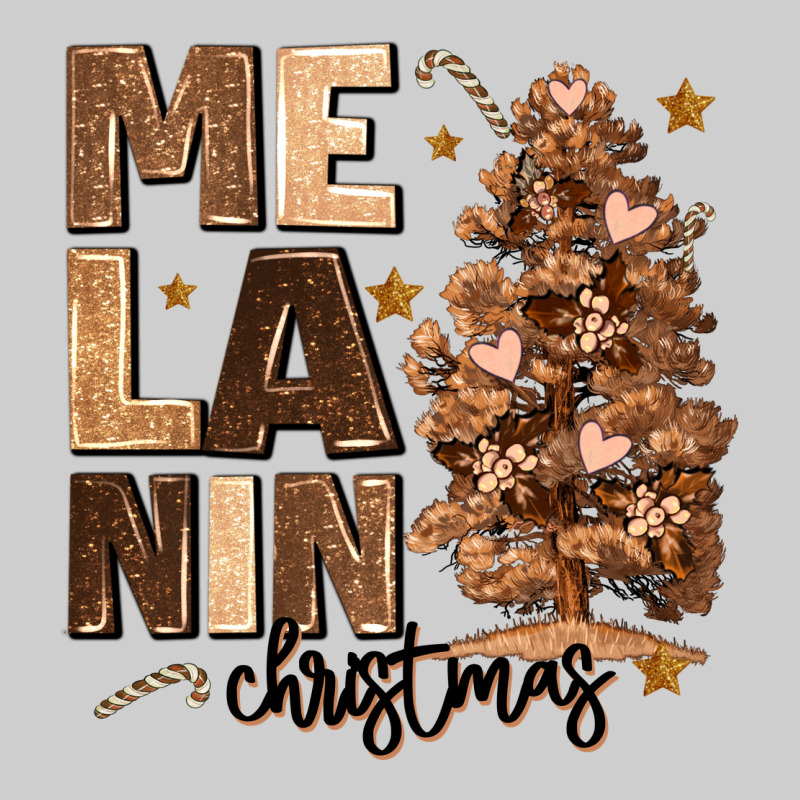 Melanin Christmas With Christmas Tree Premium Tee by MaliasSmallBusiness | Teevron