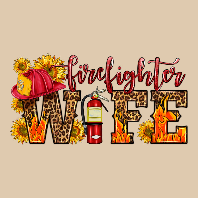 Firefighter Wife With Hat Sunflowers Heavyweight Sweatshirt by HRA Design Shop | Teevron