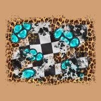 Race Leopard And Gemstone Background Vintage Tee | Teevron