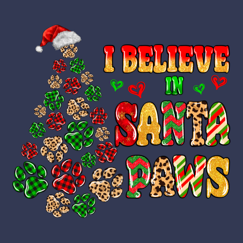 I Believe In Santa Paws Heavyweight Hoodie by MaliasSmallBusiness | Teevron