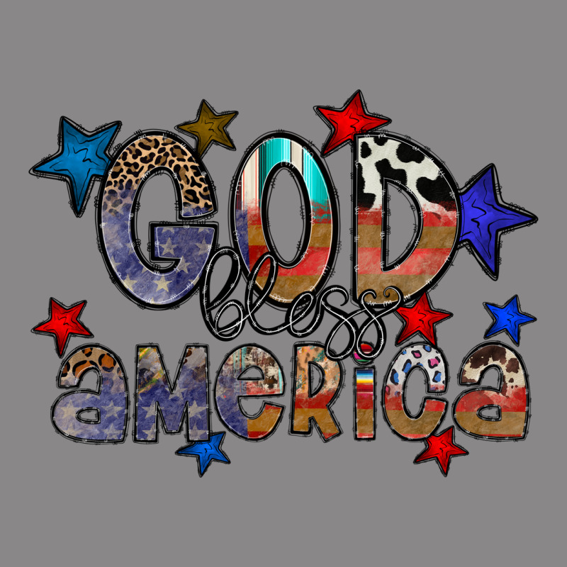 God Bless America Vintage Tee by CowhideDigitalArt | Teevron