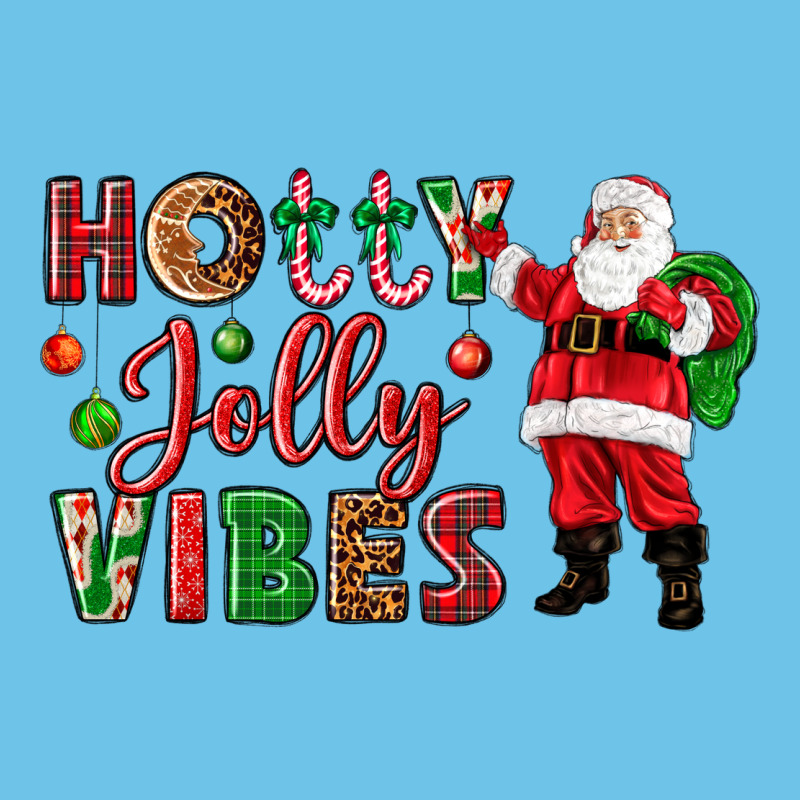 Holly Jolly Vibes Christmas With Santa Premium Sweatshirt by NancyCooperArtShop | Teevron