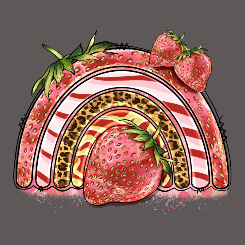 Strawberry Rainbow Premium Hoodie by BarkalooDesign | Teevron