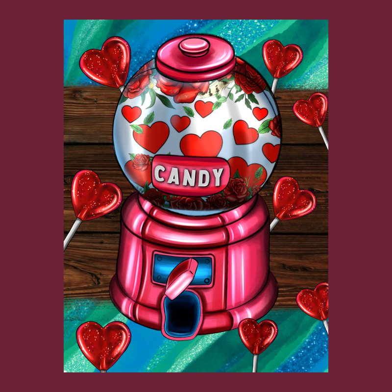 Candy Machine  With Heart Candies  Air Long Sleeve Tee by AdoDesignShop | Teevron