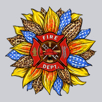 Firefighter Sunflower Heavyweight Sweatshirt | Teevron