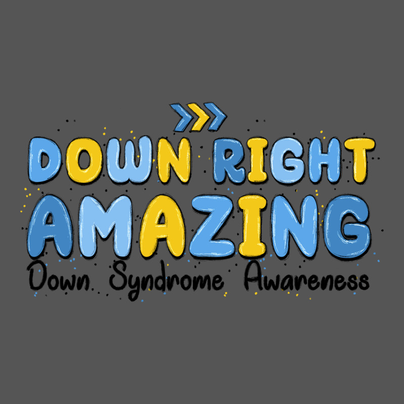 Down Right Amazing Down Syndrome Awareness Zipper Hoodie by MaliasSmallBusiness | Teevron