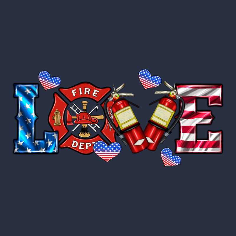 Firefighter Love Heavyweight Sweatshirt by HRA Design Shop | Teevron