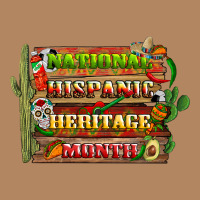 National Hispanic Heritage Month With Background Long Sleeve Tee | Teevron