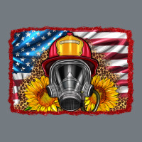 Firefighter Air Mask And Sunflower Heavyweight Sweatshirt | Teevron