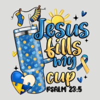 Down Syndrome Jesus Fills My Cup Zipper Hoodie | Teevron