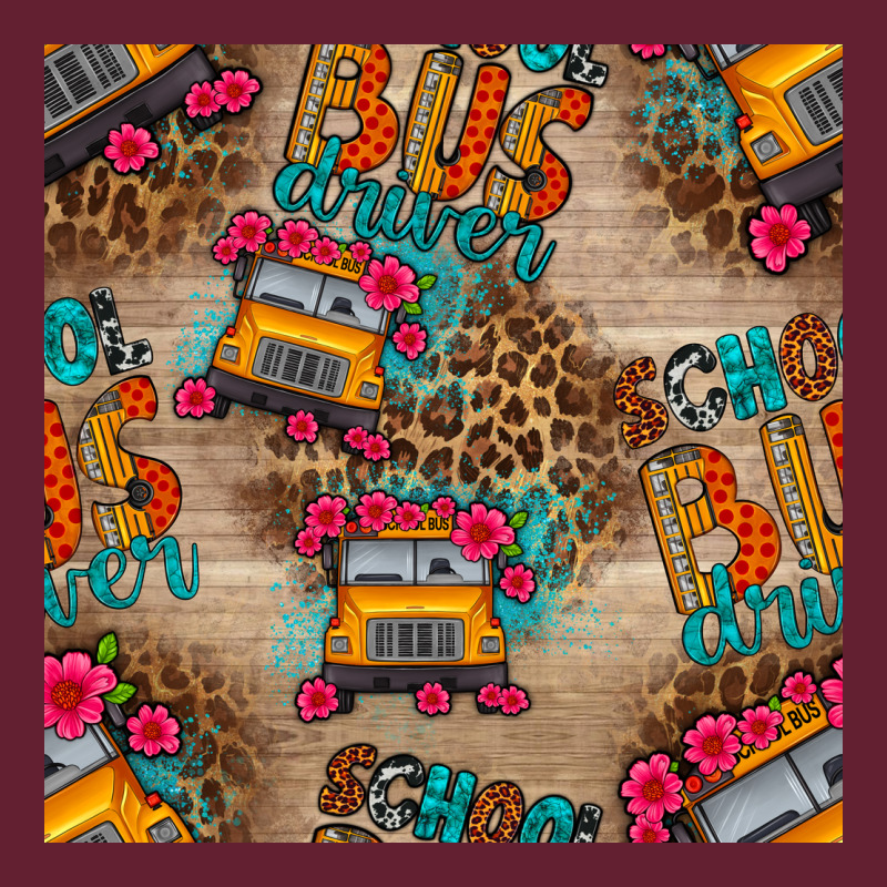 School Bus Driver And Flower Seamless Patterns Classic Tee by BundleAndBundleShop | Teevron