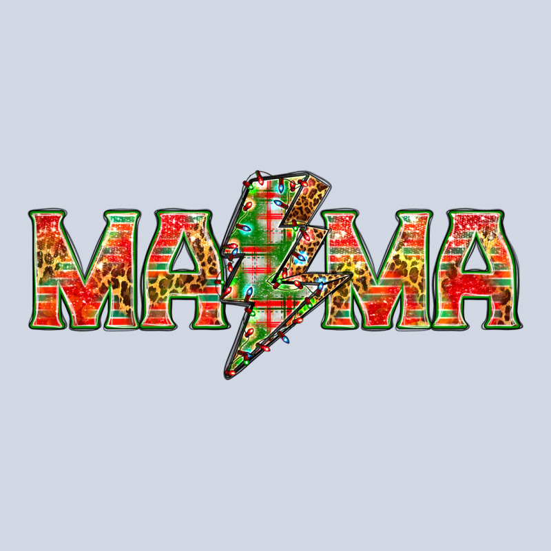 Mama Christmas Lightning Bolt Premium Sweatshirt by NancyCooperArtShop | Teevron