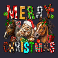 Merry Christmas Horses Vintage Tee | Teevron