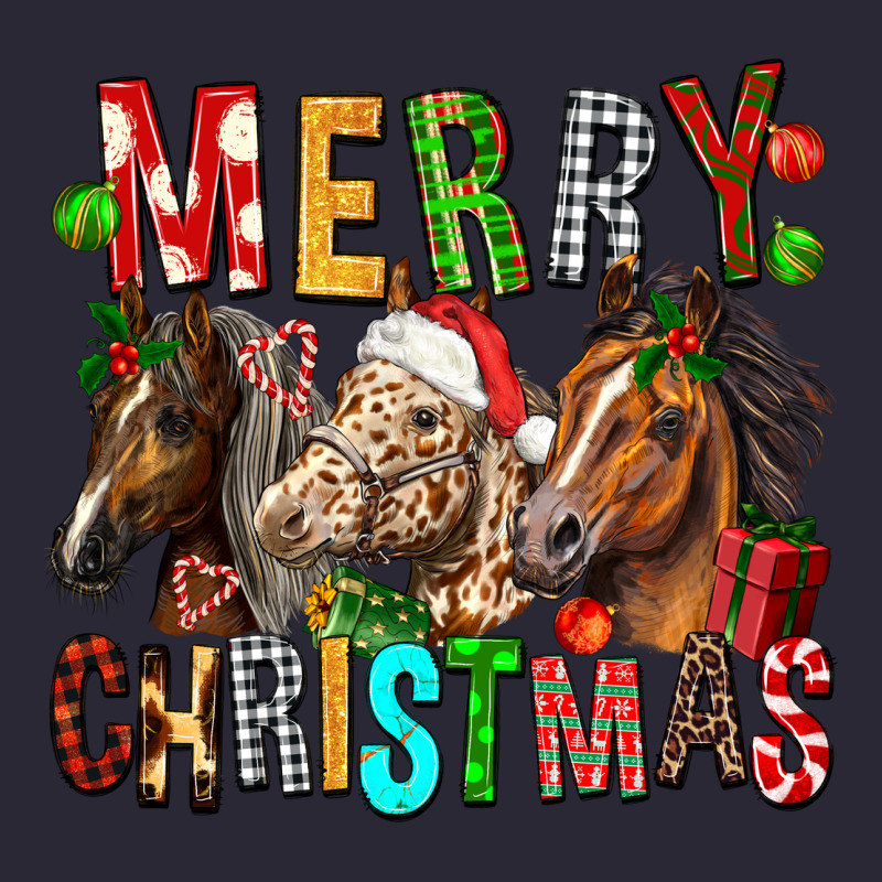 Merry Christmas Horses Vintage Tee by FaDigitalArtStudio | Teevron