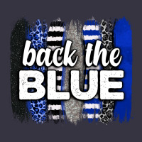 Back The Blue Brushstrokes Vintage Hoodie | Teevron