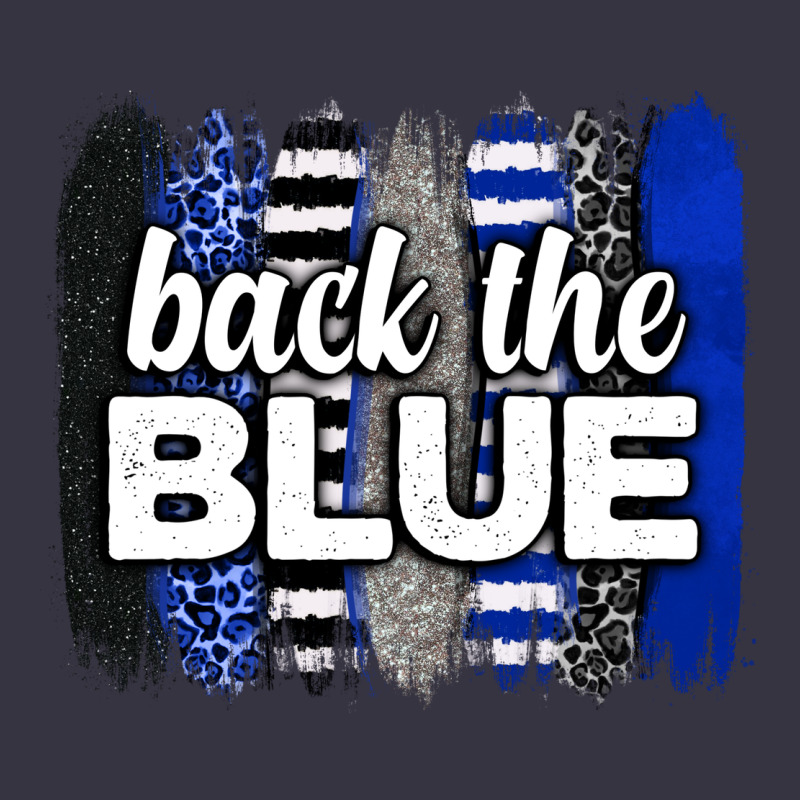 Back The Blue Brushstrokes Vintage Hoodie by Neo Western | Teevron