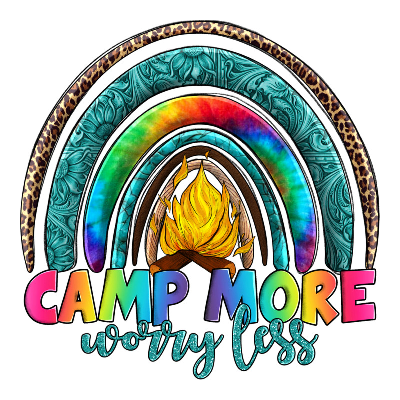 Camp More Worry Less Long Sleeve Tee by Artiststas | Teevron