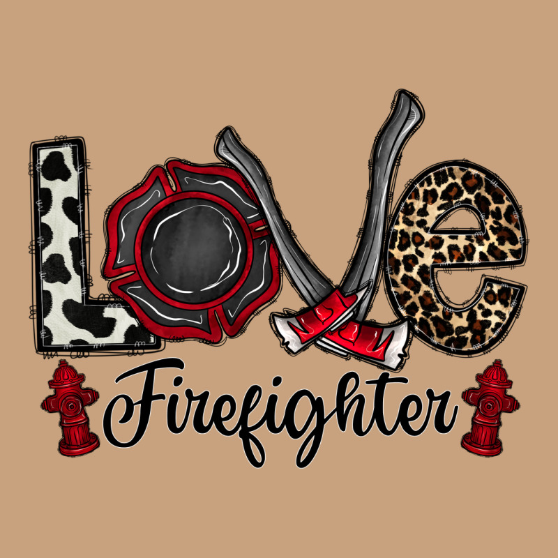Love Firefighter Vintage Tee by CowhideDigitalArt | Teevron