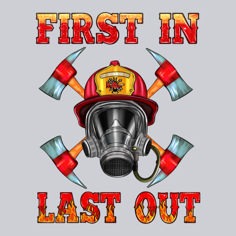 Firefighter Face Mask With Axes Heavyweight Sweatshirt by HRA Design Shop | Teevron