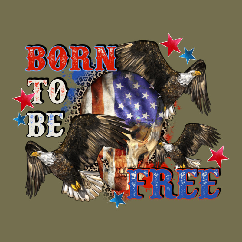 Born To Be Free 4th Of July Vintage Hoodie by CowGirlArtShop | Teevron