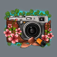 Floral Lotus Leaf Film Roll Vintage Camera Heavyweight Sweatshirt | Teevron
