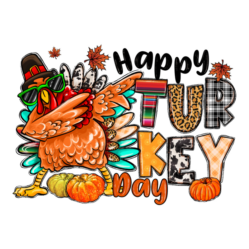 Happy Turkey Day Premium Sweatshirt by MaliasSmallBusiness | Teevron
