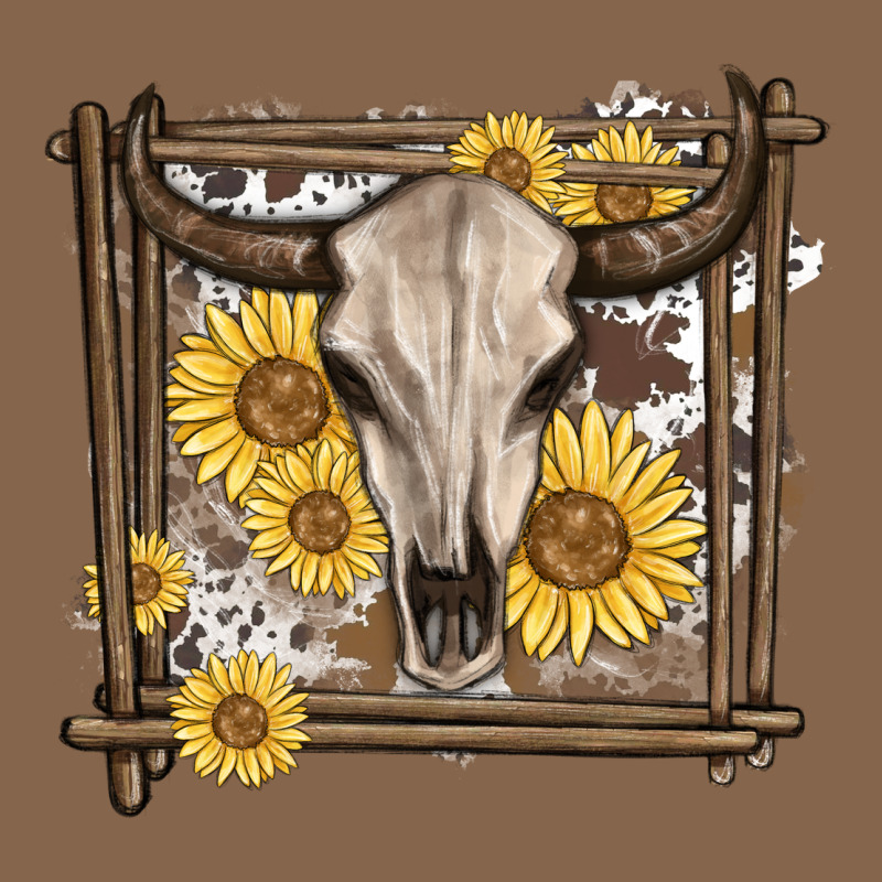 Western Bull Skull Premium Tee by MaliasSmallBusiness | Teevron
