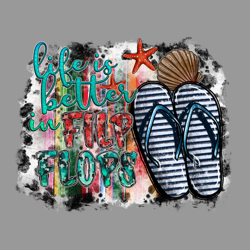 Life Is Better In Fılp Flops Vintage Hoodie by SublimationCraftShop | Teevron