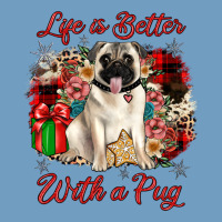 Christmas Life Is Better With A Pug Urban Heavy Tee | Teevron
