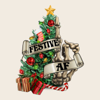 Festive Af Christmas Middle Finger Premium Sweatshirt | Teevron