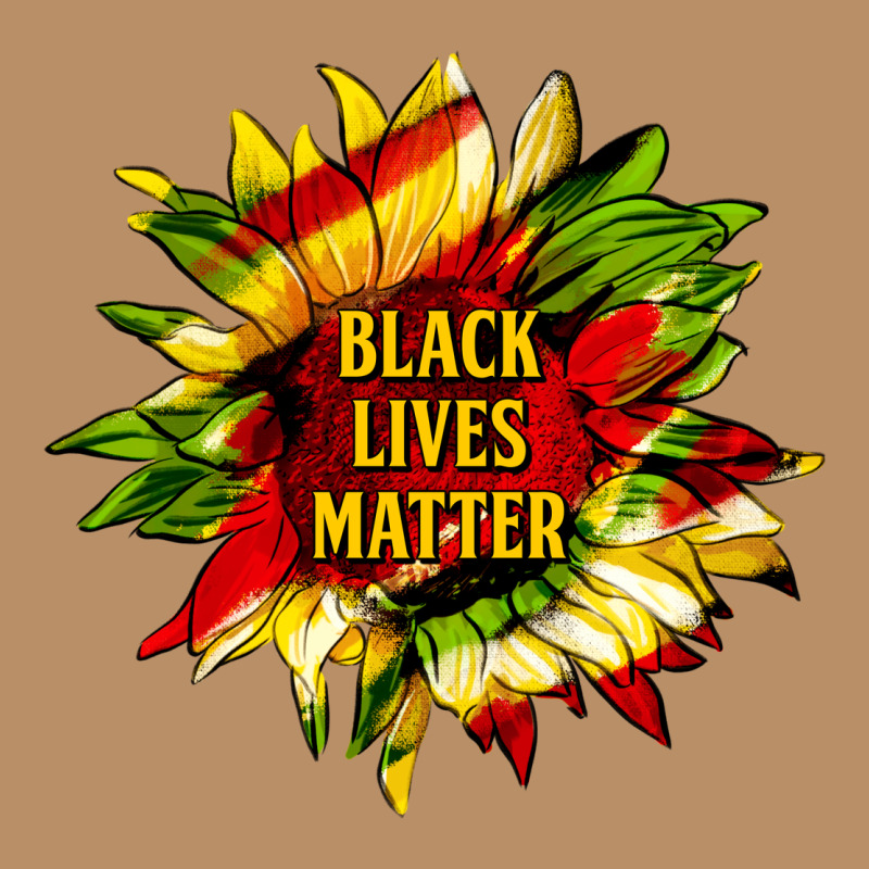 Black Lives Matter Sunflower Vintage Hoodie by HRA Design Shop | Teevron