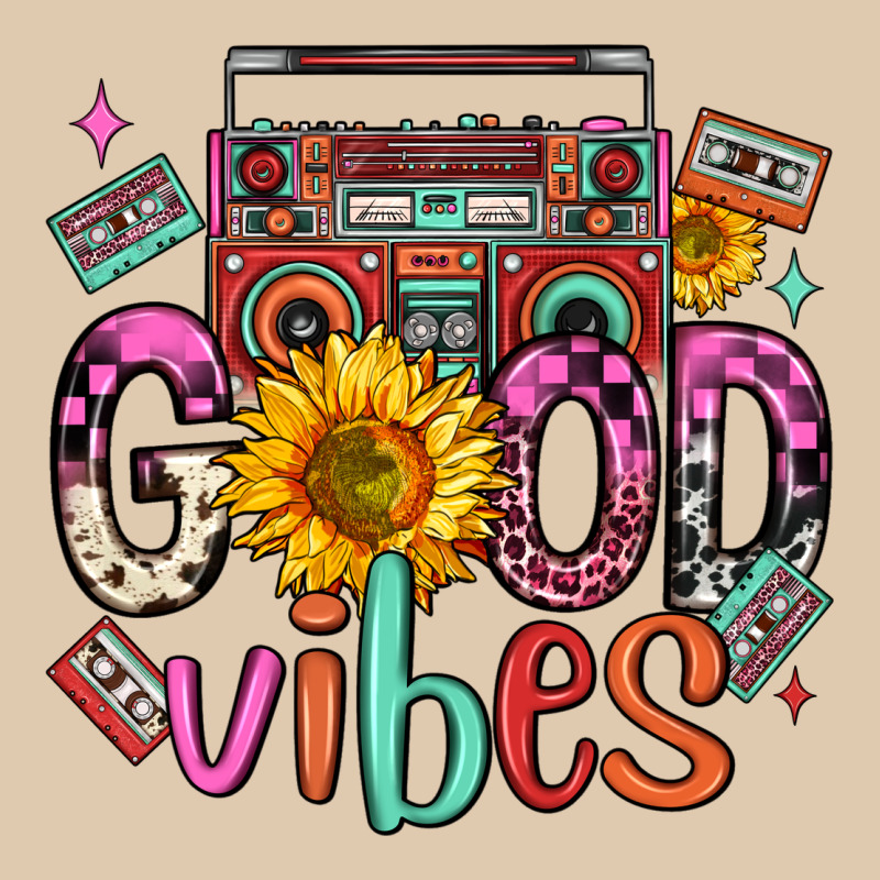Good Vibes Cassette Boombox Heavyweight Sweatshirt by FaDigitalArtStudio | Teevron