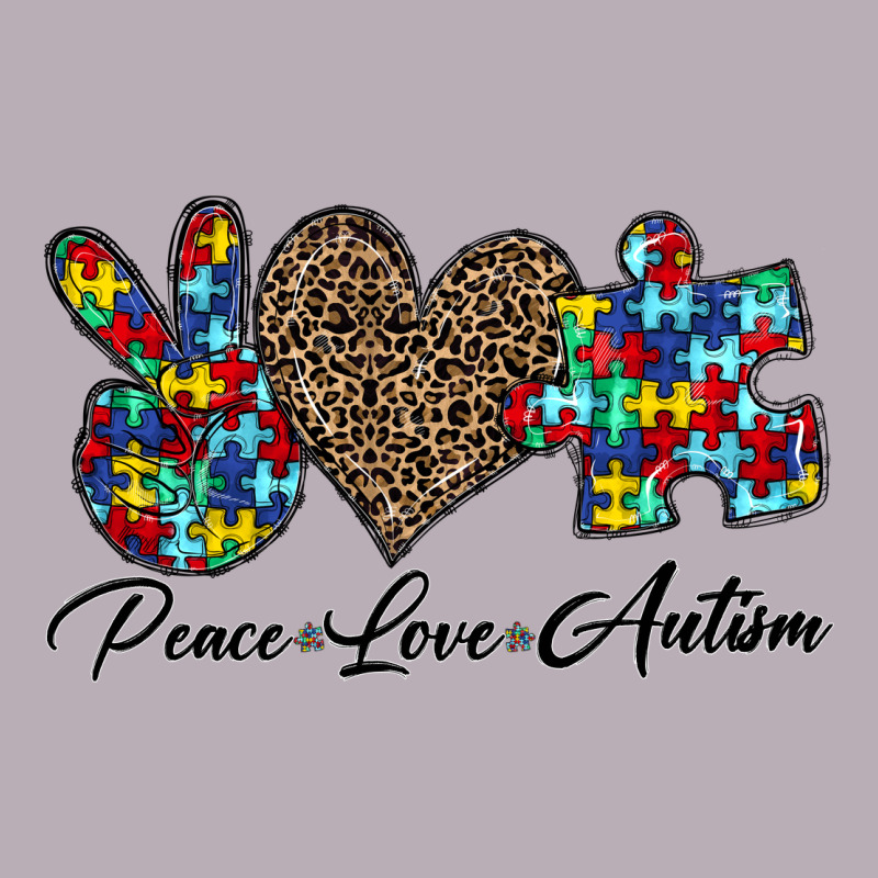Peace Love Autism1 Vintage Tee by CowhideDigitalArt | Teevron
