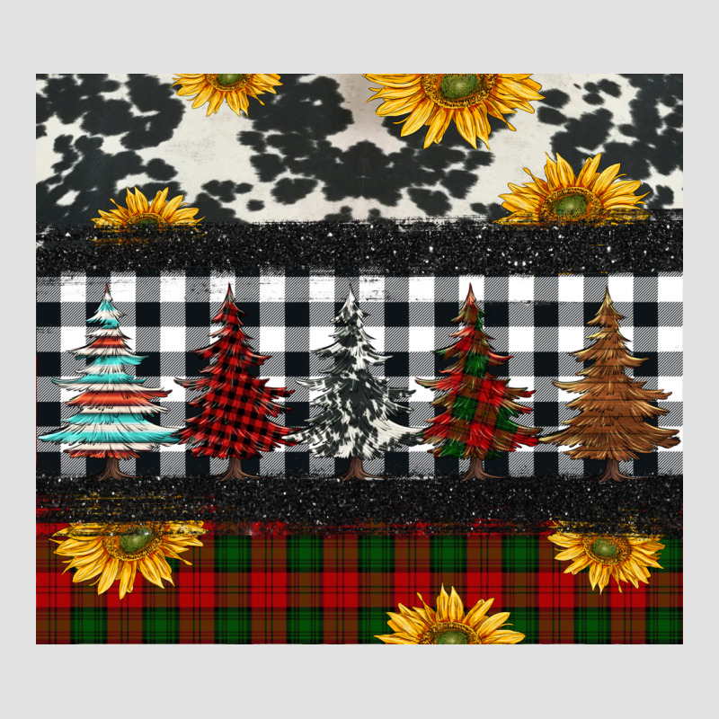 Christmas Trees And Sunflowers Premium Hoodie by Jasminsmagicworld | Teevron
