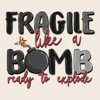 Fragile Like A Bomb Ready To Explode Zipper Hoodie | Teevron
