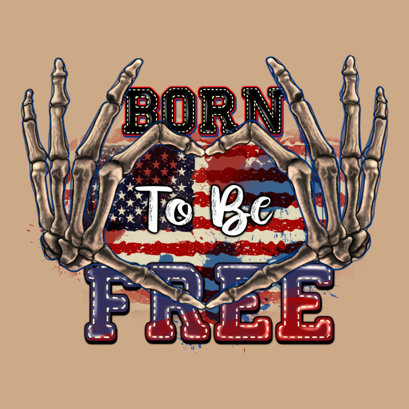 Born To Be Free 4th Of July Vintage Hoodie by CowGirlArtShop | Teevron