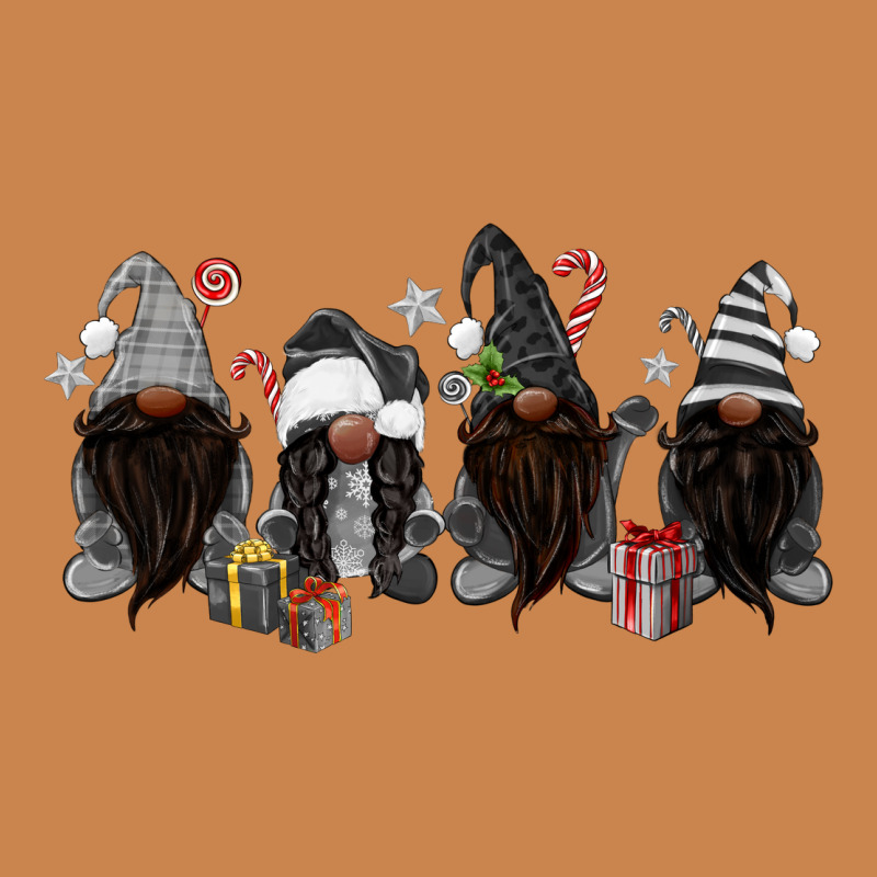 Grey Christmas Afro Gnomies Heavyweight Hoodie by MaliasSmallBusiness | Teevron