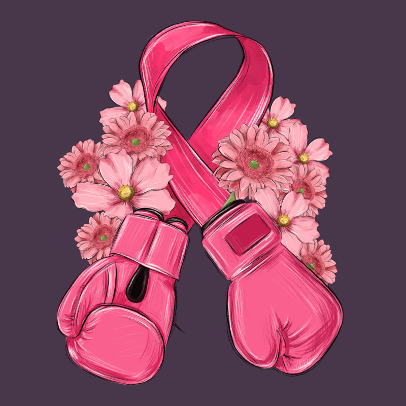 Breast Cancer With Boxing Gloves Heavyweight Hoodie by MaliasSmallBusiness | Teevron