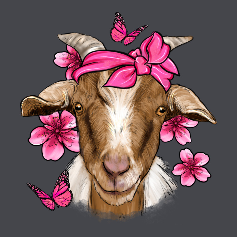 Pink Floral Bandana Goat Classic Tee by Jasminsmagicworld | Teevron