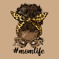 Afro Messy Bun Mom Life Vintage Hoodie | Teevron