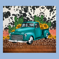 Western Farm Truck Cactus And Sunflowers Premium Hoodie | Teevron