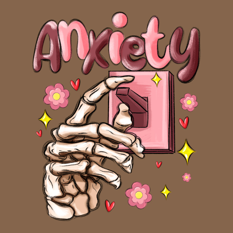 Anxiety Skeleton Hand Premium Tee by MaliasSmallBusiness | Teevron